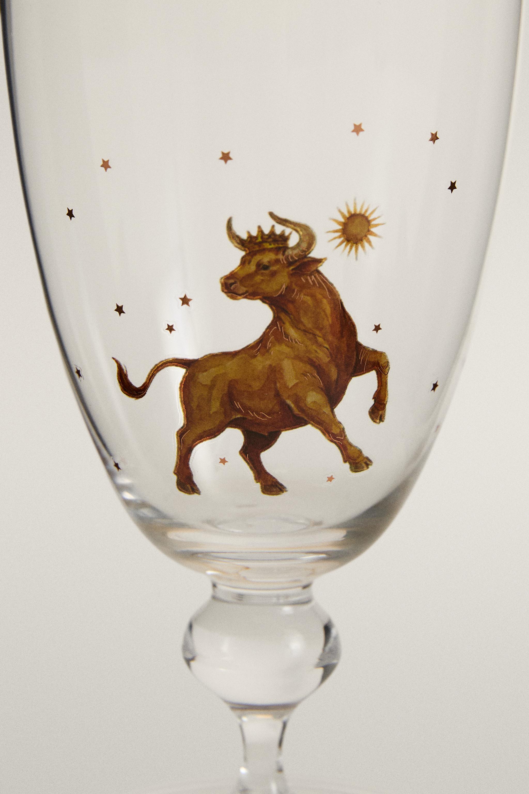 TAURUS ZODIAC GLASS | MARISA BERENSON